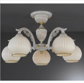 Lustra aplicata cu 5 brate clasica design italian 9670 RA-PL. 9670/5