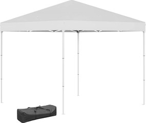 Outsunny Pavilion Pop Up Rezistent la Apă 2.45x2.45m cu Frânghii și Cuie din Oțel, Material Oxford, Albastru | Aosom Romania