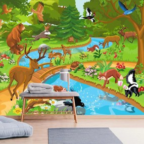 Fototapet - Animale de pădure III. (147x102 cm)