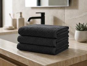 Prosop copii Bella gri inchis 30x50 cm, 100% bumbac