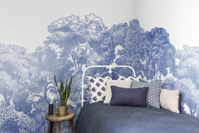 Tapet Bellewood, Porcelain Toile, Rebel Walls