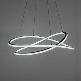 Rabalux 72341 - Lustră LED dimabilă suspendată pe cablu MALIRA 75W/230V 3000-6500K + telecomandă