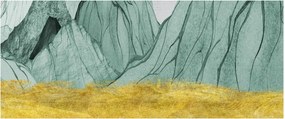 Tablou - Munții Smarald N⁰1 (120x50 cm)