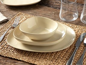 Ceramică Pentru 6 Persoane Set Tacâm Pentru Ma Crem.