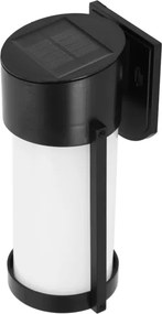 LED Lampă de perete solară LED/3,7V 300 mAh IP44 neagră
