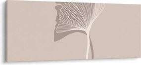 Tablou - Frunze bej N⁰4 (120x50 cm)