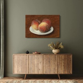 Tablou - Henri Fantin-Latour, Three Peaches on a Plate, reproducere (90x60 cm)