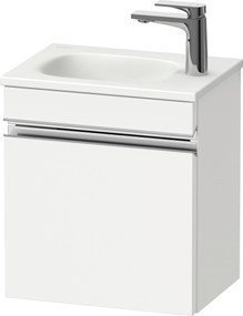 Duravit Sivida dulap 40x29.5x44 cm sub chiuveta pe perete alb-crom SV4649R10180000