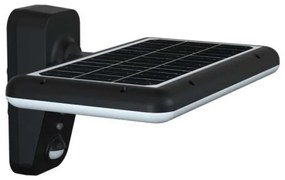LED lampă solară de perete cu senzor, 15W, 3,2V, 4000K/6000K, IP65, negru