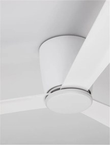 Ventilator de tavan cu telecomanda design modern DELL alb