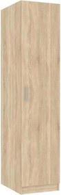 Dulap INVITA Tip 1, stejar sonoma, DTD laminat, cu o usa, 46x60x200 cm