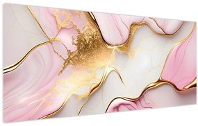 Tablou - Design de marmură (120x50 cm)