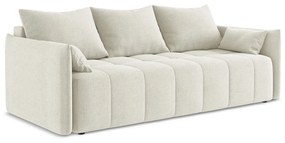 Canapea bej extensibilă/cu spațiu de depozitare 225 cm Moku – Makamii