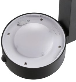 Aplica solara cu senzor de miscare, protectie IP44, Coupar negru