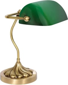 Lampa de birou din alama design clasic Banker