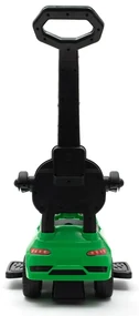 Mașinuță Baby Mix pentru copii cu sunet și barăde ghidare Racer, verde