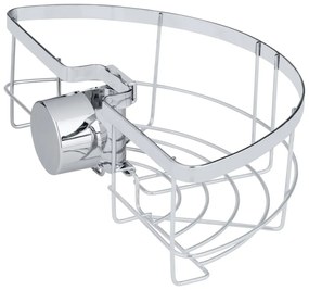 Raft pentru baie argintiu autoadeziv din oțel inoxidabil Floresta – Wenko