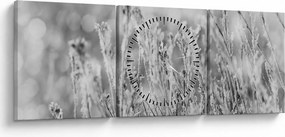 Tablou - Iarna rece (cu ceas) (90x30 cm)