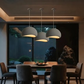 BRILAGI - Lustră suspendată pe cablu WABI SABI 1xE27/60W/230V Ø 40 cm gri