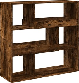 vidaXL Separator cameră, stejar fumuriu, 100x33x94,5cm, lemn prelucrat