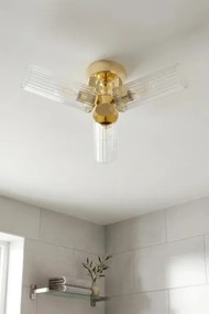 Markslöjd 109238 - Plafonieră aplicată pentru baie RIMINI 3xG9/20W/230V IP44 alamă