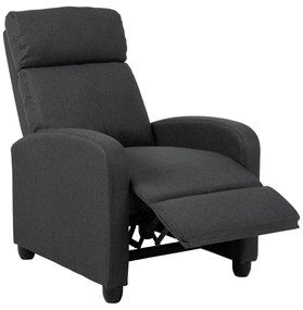 Fotoliu gri antracit de relaxare Siom – Actona