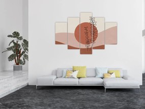 Tablou - Boho frunze N⁰1 (150x105 cm)