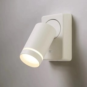 Aplica cu spot directionabil Laser 1, alb