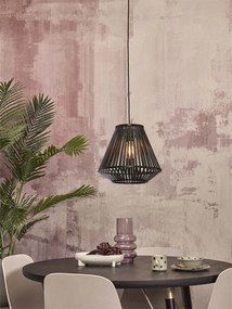 Lustra/Pendul eco din bambus Merapi diamond, black
