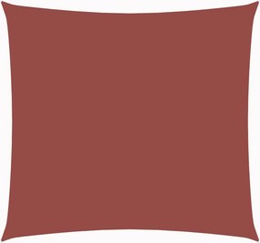 vidaXL Parasolar din țesătură oxford, pătrat, 3,6 x 3,6 m, cărămiziu