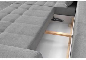 Colțar gri deschis extensibil (cu colț pe partea stângă ) Balitco – Ropez