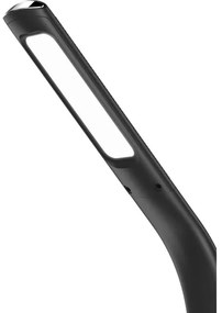 Lampă LED dimabilă cu funcție de încărcare fără fir Qi 5W și afișaj Retlux LED/6W/230V 3000/4000/6000K negru