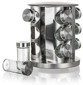 Set de condimente în suport AKCENT 85 ml, 12 buc.