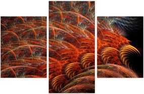 Tablou - Pene de imitație abstractă (90x60 cm)