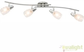 Lustra aplicata 4 spoturi design modern finisaj cromat ROY 54985-4 GL