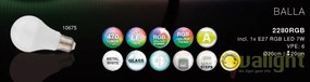 Veioza moderna cu LED RGB si telecomanda Balla 2280RGB GL