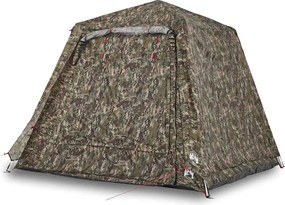 vidaXL Cort de pescuit pentru 4 persoane, camuflaj, setare rapidă