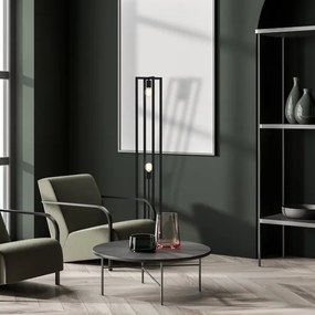 Lampadar ARNOLD 2xE27/60W/230V negru