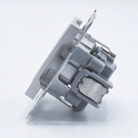 Priza simpla cu impamantare, 16A, IP20, Argintiu, Panasonic Arkedia Slim \ Karre Plus