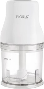 Tocator legume-fructe chopper FLORIA ZLN3042, putere 200W, capacitate vas 500 ml, cutit inox, alb