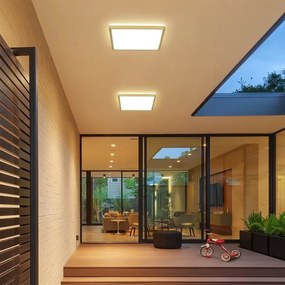 Brilagi - Corp de iluminat LED pentru baie ULTRA SLIM, 24 W, 230 V, 42 x 42 cm, auriu, IP54