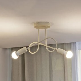 Lustră aplicată OXFORD 2xE27/15W/230V crem