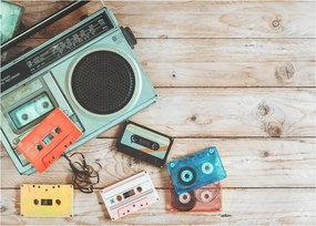 Tablou - Radio retro (70x50 cm)