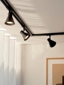 Set, Sina 1 metru Nordlux Link cu 3 Spoturi directionabil Eik negru