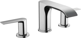 Baterie lavoar Hansgrohe Vivenis 90 cu 3 elemente si ventil Pop-Up crom lucios