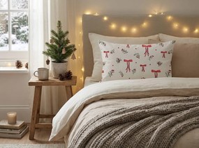 Fata de perna din bumbac HOLLY BOWS 50x70 cm, colorat