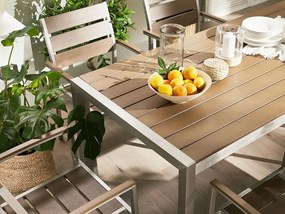Set de masă pentru grădină Vero (lemne deschis). 1011616