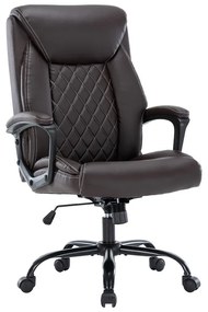 Scaun de birou manager Victory piele ecologica maro