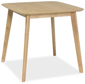 Masa de dining cu blat in decor stejar MOSSO III 80x80
