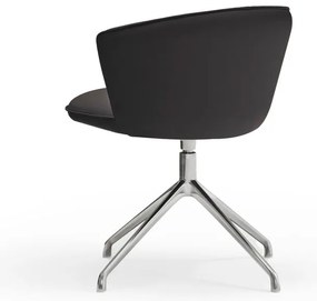 Set de scaune de sufragerie negru 2 buc. tapițat Add – Teulat